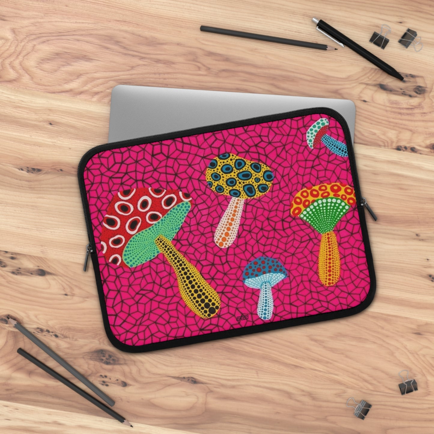 Laptop Sleeve - Colorful Mushroom, Fun & Stylish
