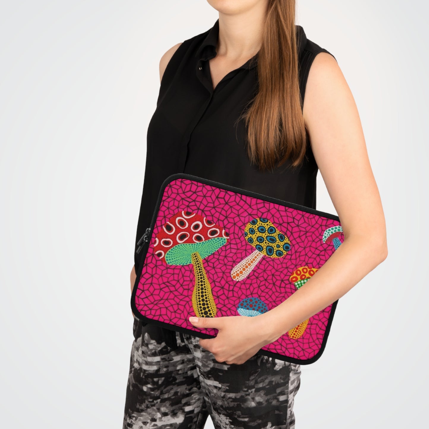 Laptop Sleeve - Colorful Mushroom, Fun & Stylish