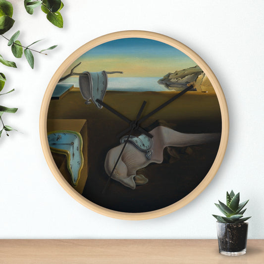 Surrealist Wall Clock – Timeless Art Decor with Salvador Dali Design